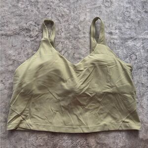 Lululemon Athletica Yellow Tank Top